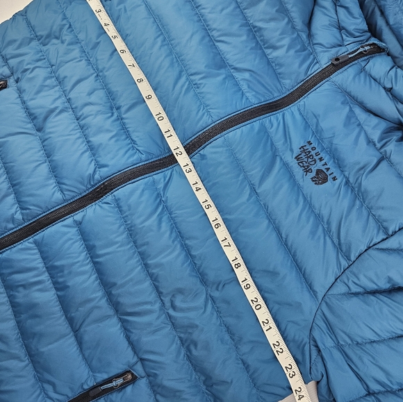 Mountain Hardwear Mens Deloro Down Jacket Teal Blue  Large - Picture 6 of 13